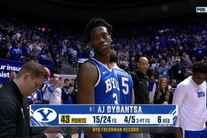 九游互动-状元大热！全能前锋迪班萨24中15爆砍新高43分！三分球5中4！