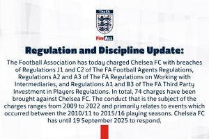 九游官方-英足总官方：对切尔西提起74项财务指控，涉及2009年-2022年间
